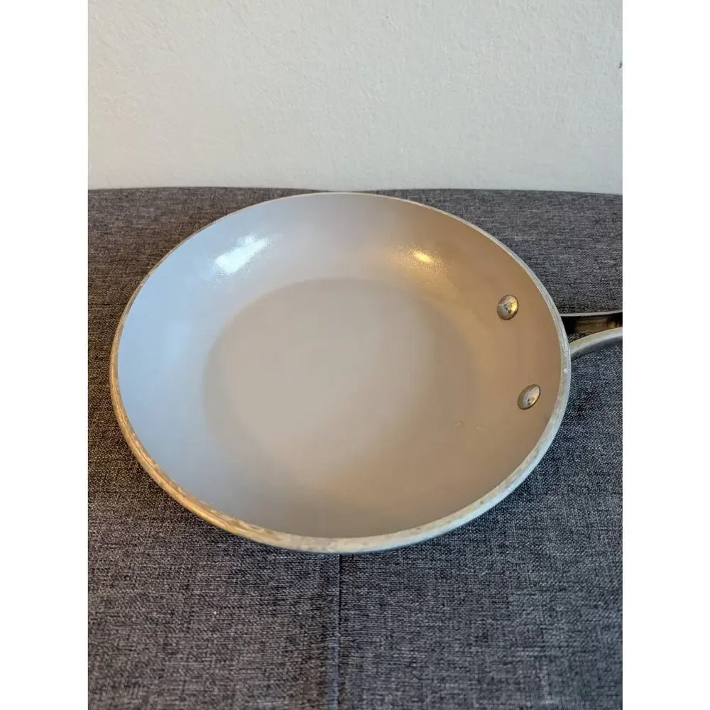 Gotham Steel 8” Copper Non Stick Frying Pans, Ceramic Non Toxic Frying Pans Blue